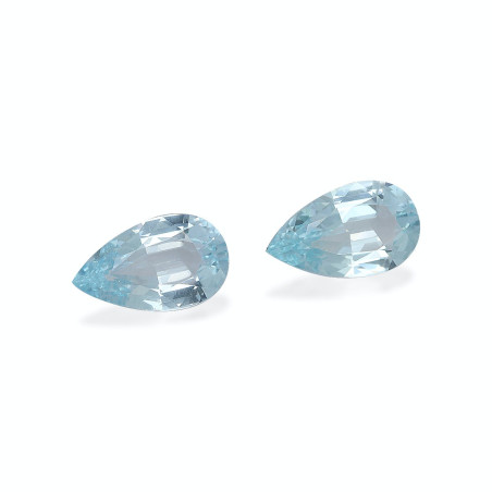 海蓝宝 taille 梨子 蔚蓝色的婴儿 7.97 carats