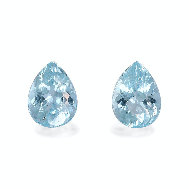 Aguamarina taille Poire Baby Blue 13.06 carats