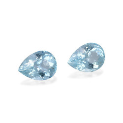 Peervormige Baby Blauwe Aquamarijn 13.06 karaat