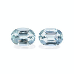 OVAL-cut Aquamarine Sky...