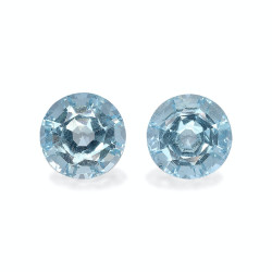 ROUND-cut Aquamarine Baby...