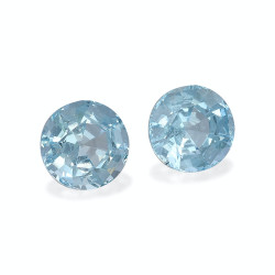 Ronde Baby Blauwe Aquamarijn van 8,72 karaat