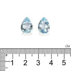 Peervormige Baby Blauwe Aquamarijn van 6,20 karaat