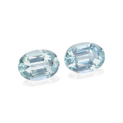 Ovaal geslepen Baby Blauwe Aquamarijn van 8,47 karaat