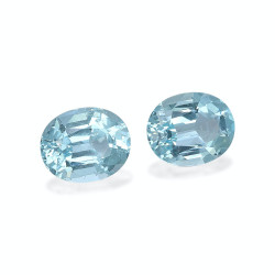 Ovaal geslepen Baby Blauwe Aquamarijn van 24.05 karaat