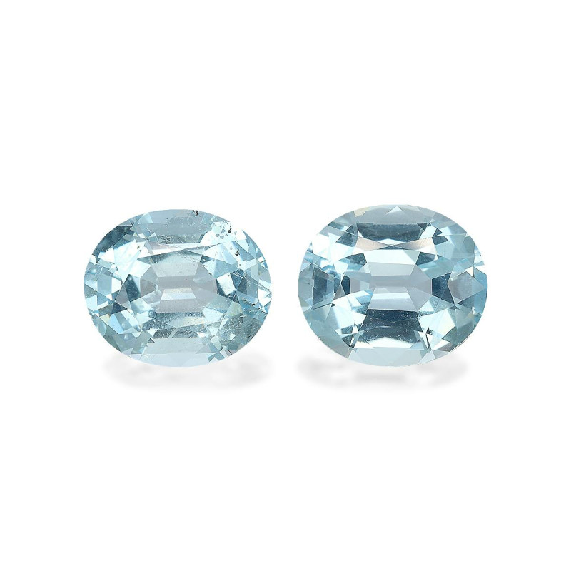 Aigue-Marine taille OVALE Baby Blue 14.33 carats