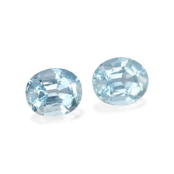 Ovaal geslepen Baby Blauwe Aquamarijn van 11,64 karaat