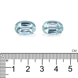 Ovaal geslepen Baby Blauwe Aquamarijn van 13,19 karaat