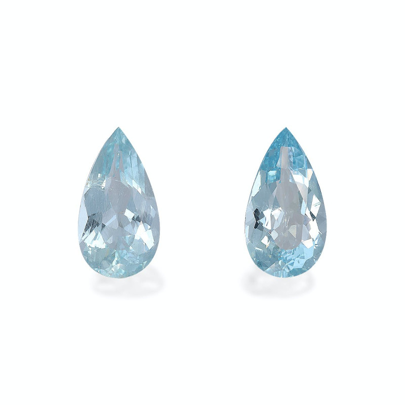 Pear-cut Aquamarine Baby Blue 8.79 carats