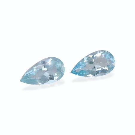 Aguamarina taille Poire Baby Blue 8.79 carats
