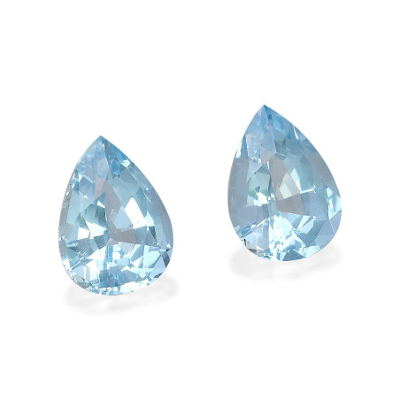 海蓝宝 taille 梨子 蔚蓝色的婴儿 11.80 carats
