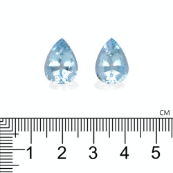 Peervormige Baby Blauwe Aquamarijn van 11,80 karaat