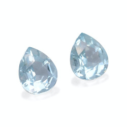 Peervormige Baby Blauwe Aquamarijn van 8,20 karaat