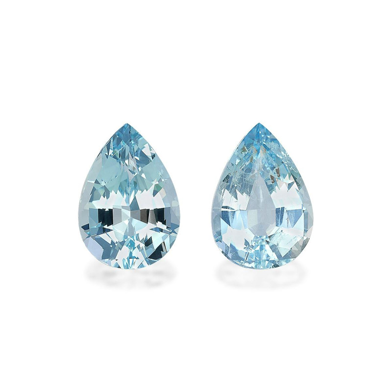 海蓝宝 taille 梨子 蔚蓝色的婴儿 7.92 carats