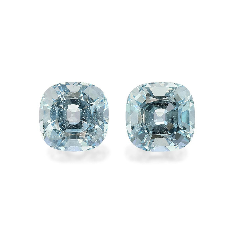 CUSHION-cut Aquamarine Baby Blue 8.72 carats