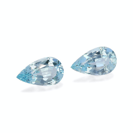 Aigue-Marine taille Poire Baby Blue 6.51 carats