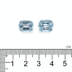 Kussen geslepen Baby Blauwe Aquamarijn van 7.97 karaat