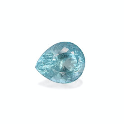 Peervormige Teal Blauwe Aquamarijn van 5,04 karaat