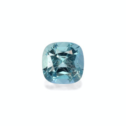 CUSHION-cut Aquamarine Teal...