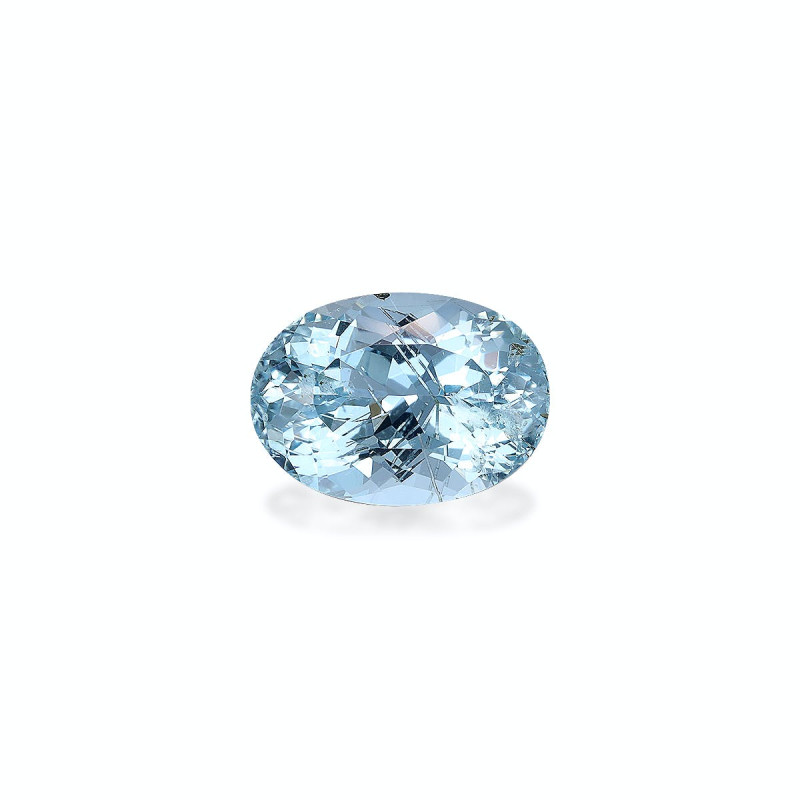 Aguamarina taille OVALE Baby Blue 4.68 carats