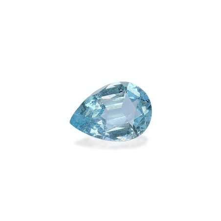 海蓝宝 taille 梨子 蓝色 3.20 carats