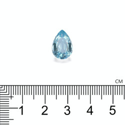 Arctic Blue Peervormige Aquamarijn 3,20 karaat