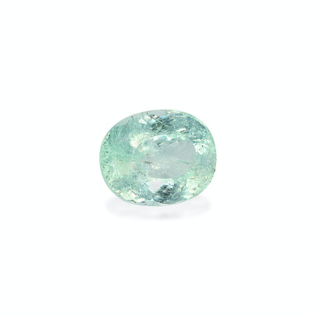帕拉伊巴电气石 taille 椭圆形 海沫绿 4.80 carats
