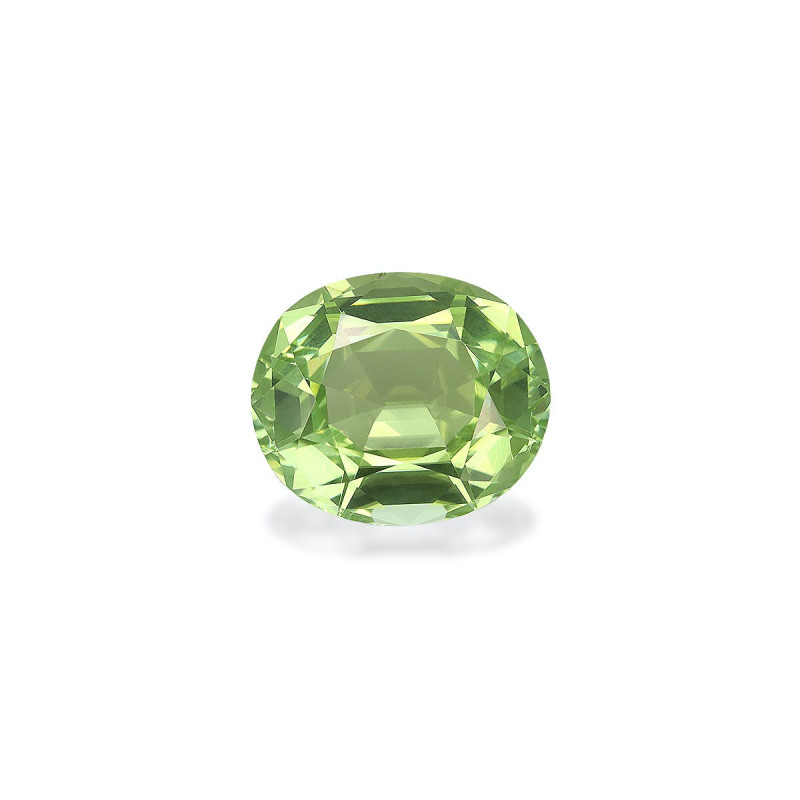 Tourmaline Cuivre taille OVALE Lime Green 14.33 carats