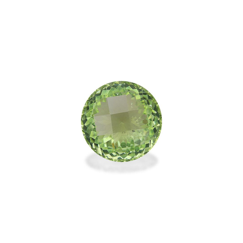 ROUND-cut Paraiba Tourmaline Lime Green 7.41 carats