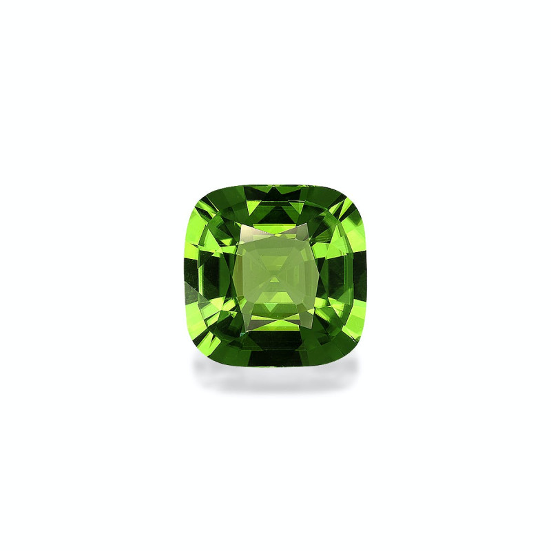 CUSHION-cut Peridot Green 7.36 carats