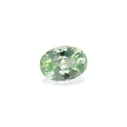 Ovale geslepen lichtgroene toermalijn van 7,33 karaat