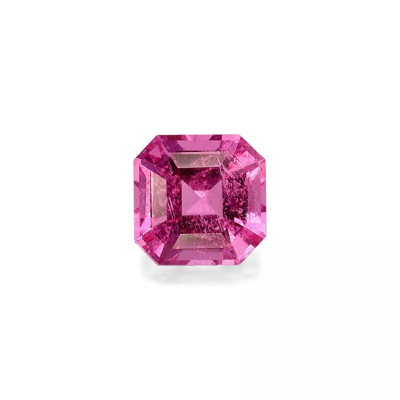 Rubelita taille CARRÉ Fuscia Pink 1.48 carats