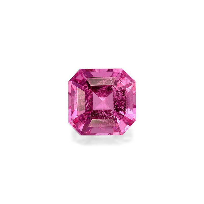 Rubellite taille CARRÉ Fuscia Pink 1.48 carats