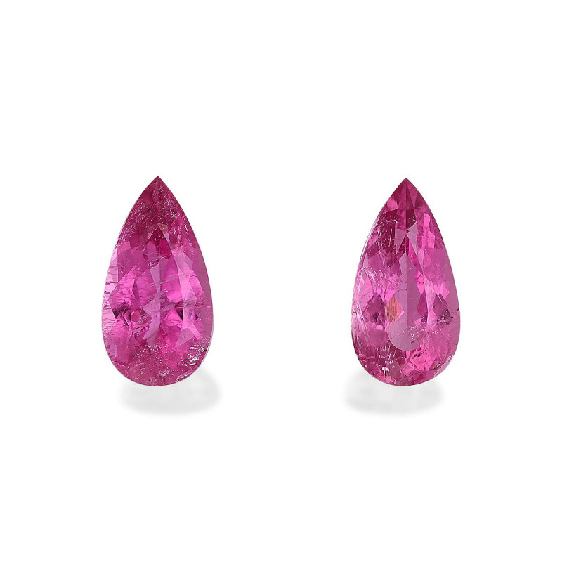 Pear-cut Rubellite Tourmaline Fuscia Pink 4.50 carats