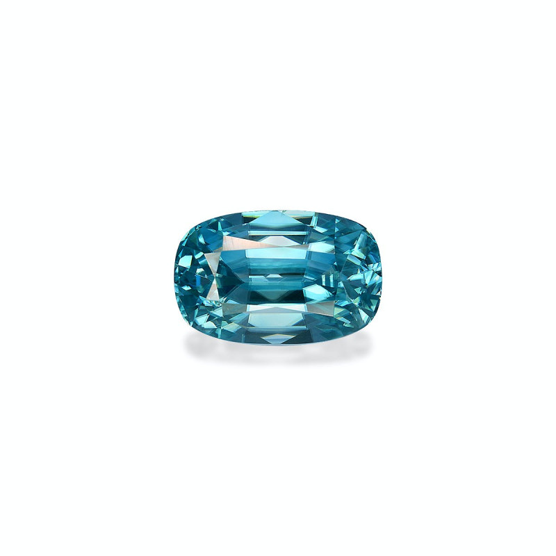 CUSHION-cut Blue Zircon Blue 4.40 carats