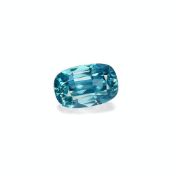 Blauwe Zirkoon kussen gesneden Blauw 4.40 karaat