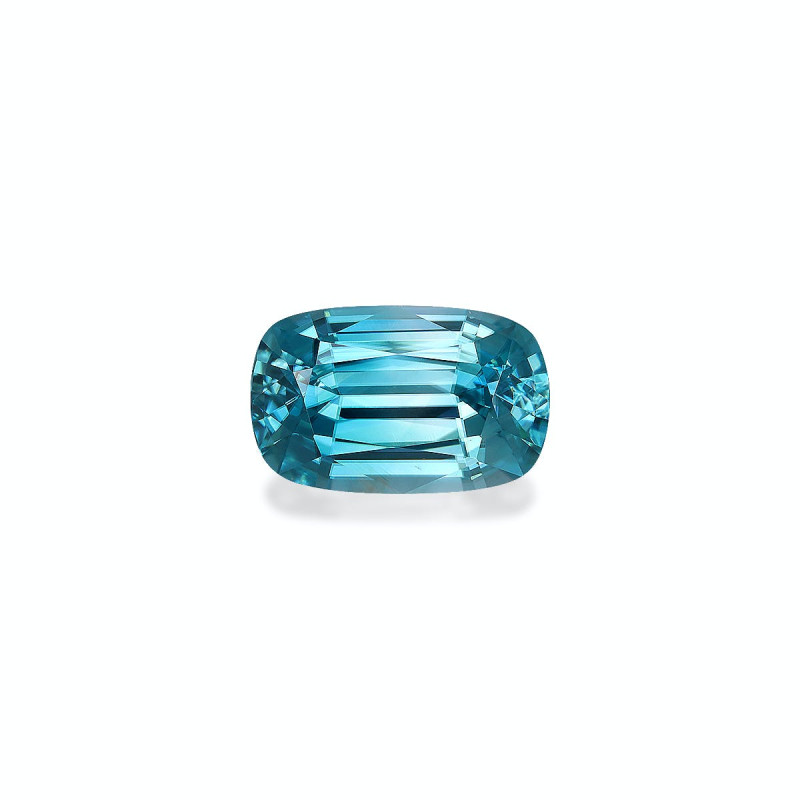 CUSHION-cut Blue Zircon Blue 6.01 carats