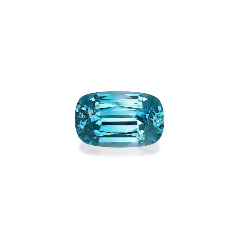 蓝锆石 taille 靠垫 蓝色 6.01 carats