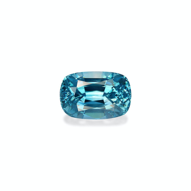 CUSHION-cut Blue Zircon Blue 6.45 carats