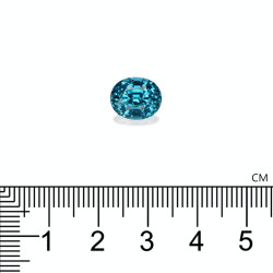 Ovale Blauwe Zirkoon Blauw 6.29 karaat