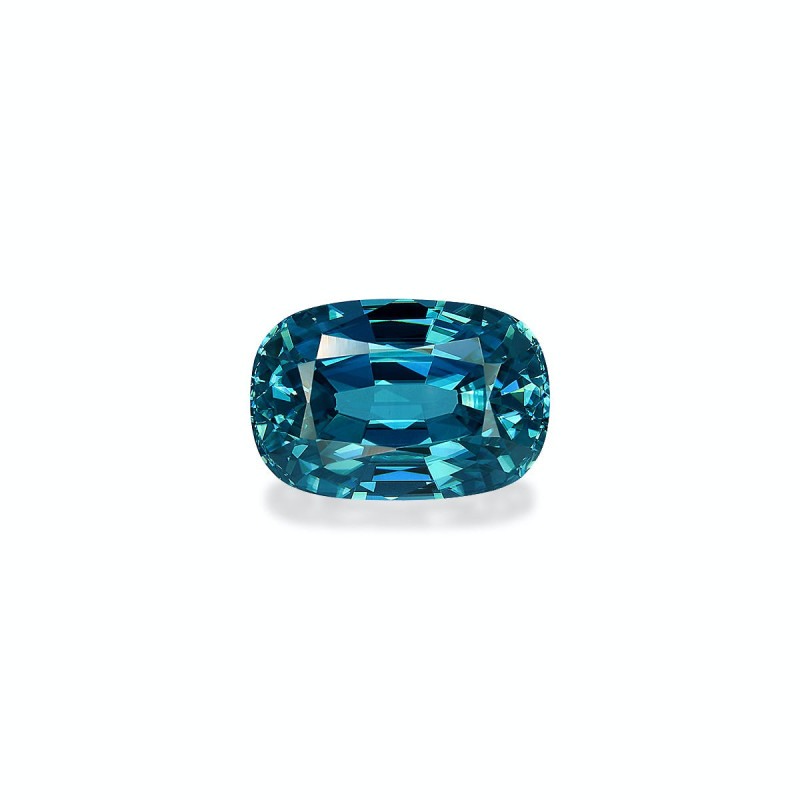 CUSHION-cut Blue Zircon Blue 6.03 carats