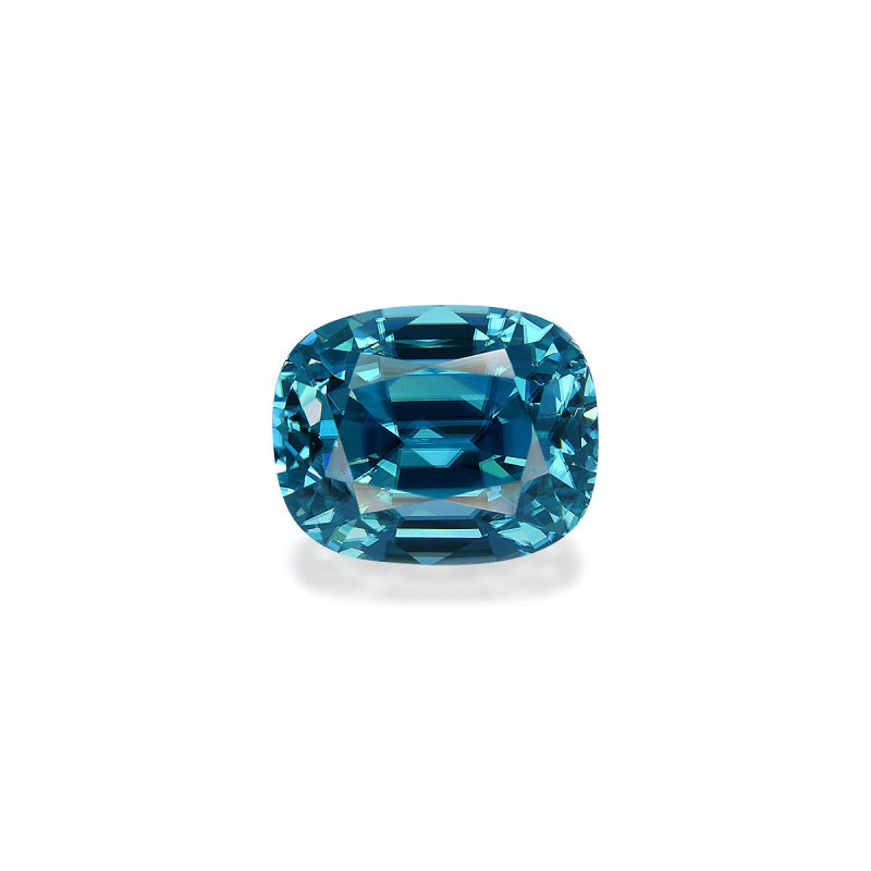 CUSHION-cut Blue Zircon Blue 4.60 carats