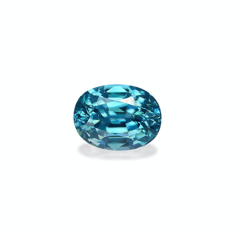 OVAL-cut Blue Zircon Blue 6.26 carats