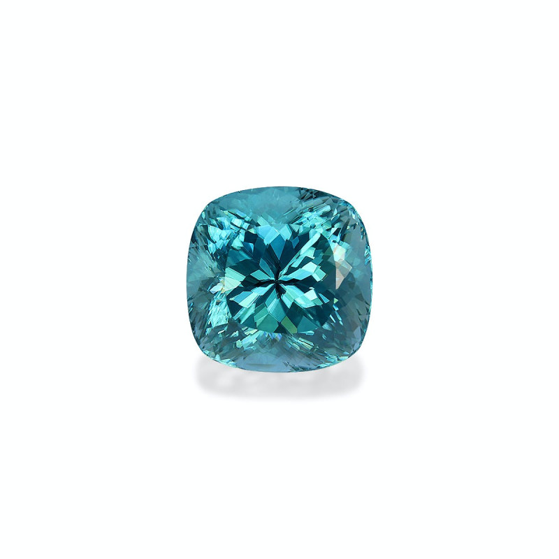 CUSHION-cut Blue Zircon Blue 6.97 carats