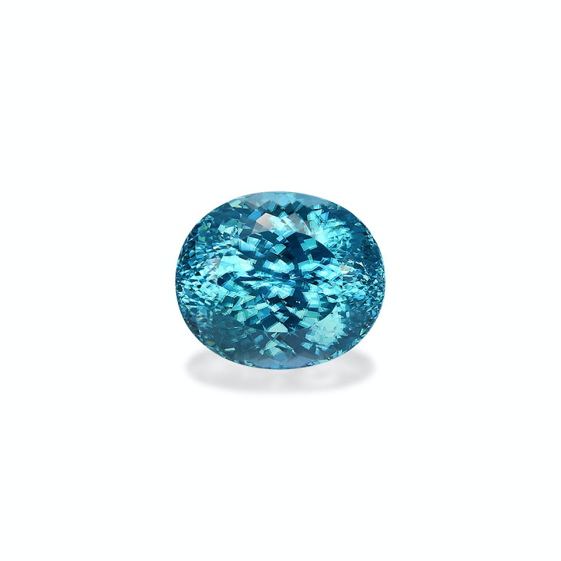 Zircon Bleu taille OVALE Bleu 6.47 carats