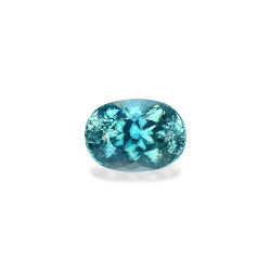 OVAL-cut Blue Zircon Blue...