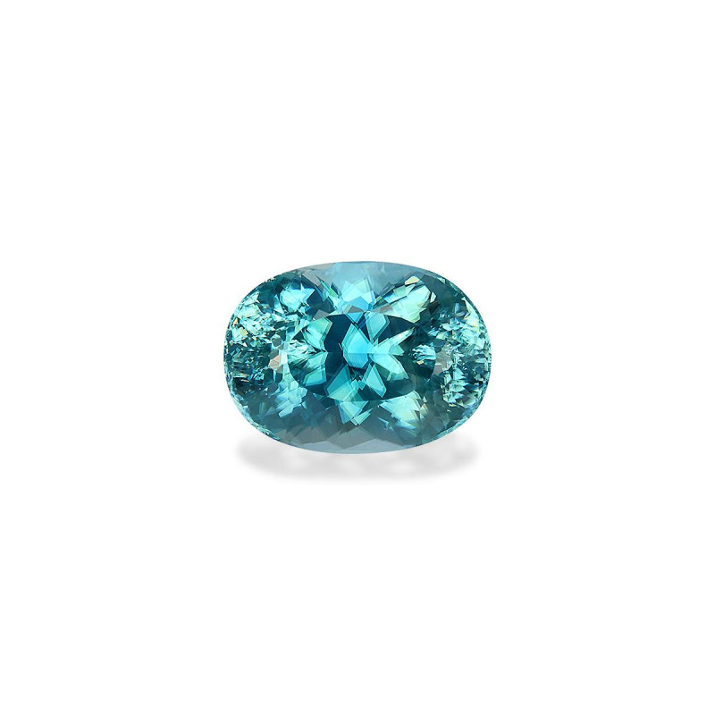 OVAL-cut Blue Zircon Blue 6.17 carats