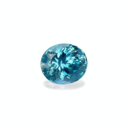 Ovale Blauwe Zirkoon Blauw 6.81 karaat