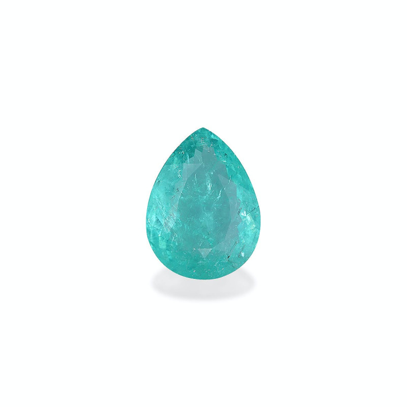 Tourmaline Paraiba taille Poire Bleu 7.66 carats