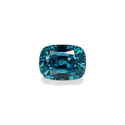 CUSHION-cut Blue Zircon...